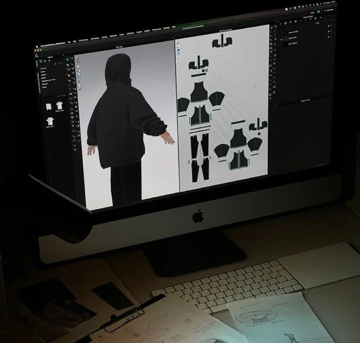 Sportswear work process